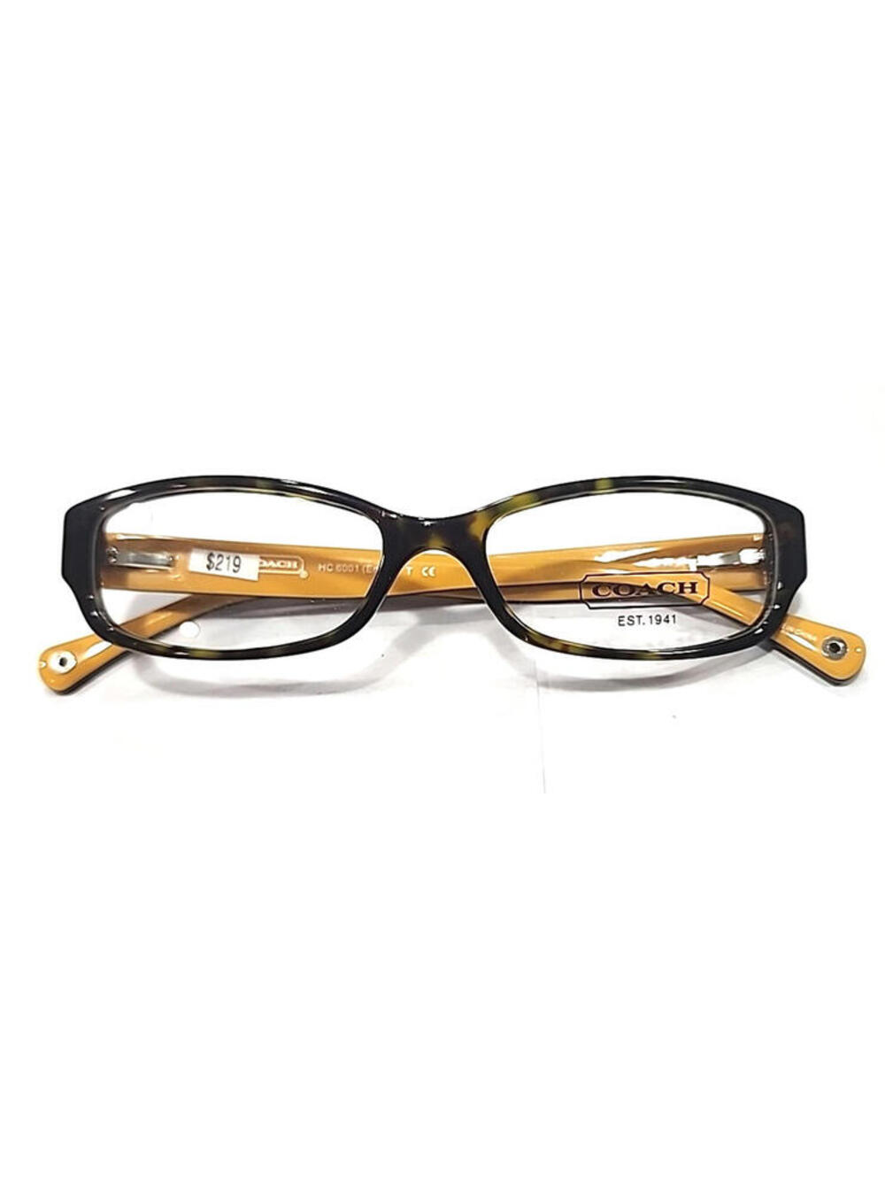 Coach HC6001 Emily 5055 Sm Tortoise Eyeglasses 50-15 135 New - Picture 6 of 7